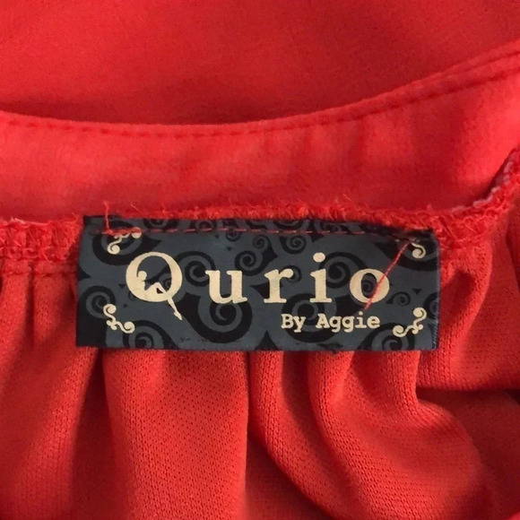 QURIO BY AGGIE Red Cutout Maxi Dress - Picture 5 of 7